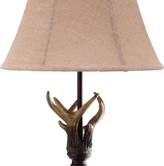 Safavieh Sundance 62-Inch H Faux Antler Floor Lamp Brown 