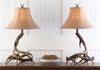Safavieh Sundance 255-Inch H Faux Antler Table Lamp Brown 