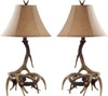 Safavieh Sundance 255-Inch H Faux Antler Table Lamp Brown 