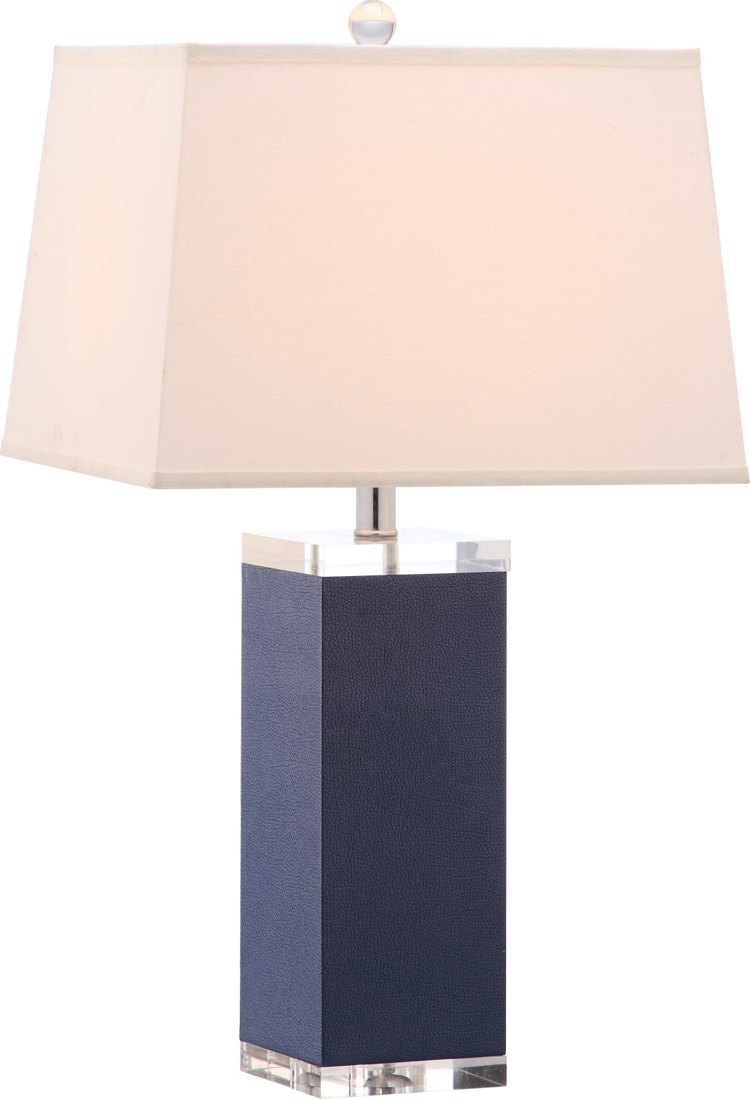 Safavieh Deco 27-Inch H Leather Table Lamp Navy main image