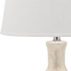 Safavieh Shelley 25-Inch H Gourd Table Lamp White Mirror 