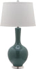 Safavieh Blanche 32-Inch H Gourd Lamp Teal Mirror 
