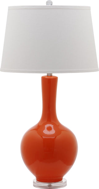 Safavieh Blanche 32-Inch H Gourd Lamp Orange Mirror 