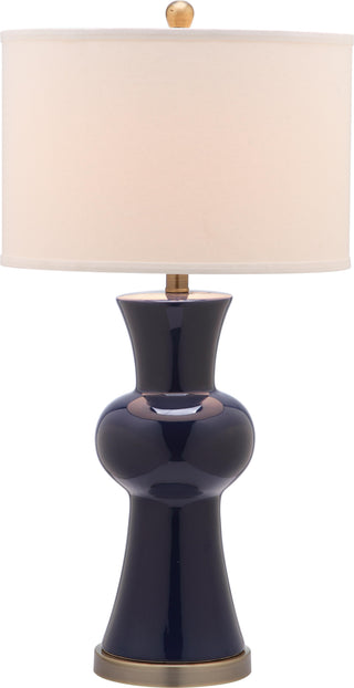 Safavieh Lola 30-Inch H Column Lamp Navy main image