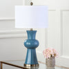 Safavieh Lola 30-Inch H Column Lamp Blue Mirror 