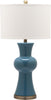 Safavieh Lola 30-Inch H Column Lamp Blue Mirror 