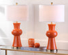 Safavieh Lola 30-Inch H Column Lamp Orange Mirror 