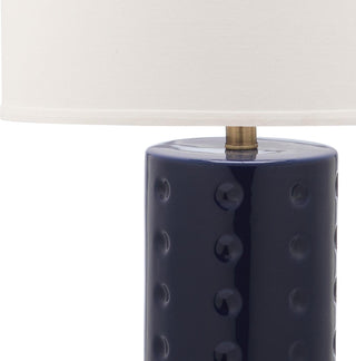 Safavieh Roxanne 26-Inch H Table Lamp Navy Mirror 