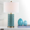 Safavieh Roxanne 26-Inch H Table Lamp Blue Mirror 