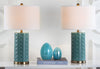 Safavieh Roxanne 26-Inch H Table Lamp Blue Mirror 