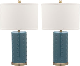 Safavieh Roxanne 26-Inch H Table Lamp Blue Mirror 