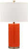 Safavieh Roxanne 26-Inch H Table Lamp Orange Mirror 