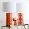 Safavieh Roxanne 26-Inch H Table Lamp Orange Mirror 