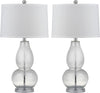 Safavieh Mercurio 285-Inch H Double Gourd Lamp Clear Mirror 