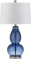 Safavieh Mercurio 285-Inch H Double Gourd Lamp Blue 