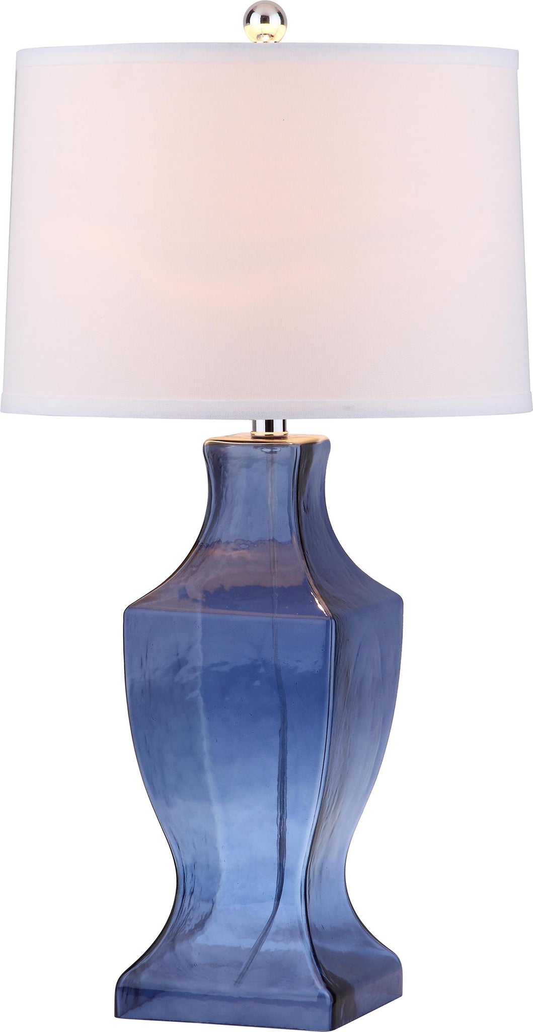Safavieh Glass 29-Inch H Bottom Lamp Blue Mirror main image