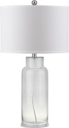 Safavieh Bottle 29-Inch H Glass Table Lamp Clear Mirror 