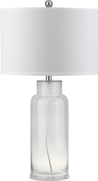 Safavieh Bottle 29-Inch H Glass Table Lamp Clear Mirror 