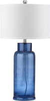 Safavieh Bottle 29-Inch H Glass Table Lamp Blue 