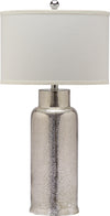 Safavieh Bottle 29-Inch H Glass Table Lamp Ivory/Silver Mirror 