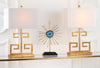 Safavieh Greek Key 25-Inch H Table Lamp Gold Mirror 