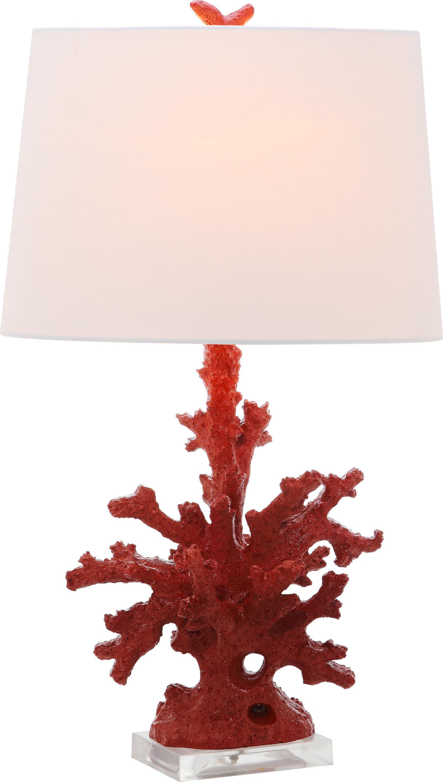Safavieh Coral Branch 285-Inch H Table Lamp Red main image