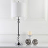 Safavieh Erica 31-Inch H Crystal Candlestick Lamp Clear Mirror 