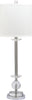 Safavieh Marla 31-Inch H Crystal Candlestick Lamp Clear Mirror 