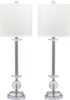 Safavieh Marla 31-Inch H Crystal Candlestick Lamp Clear Mirror 