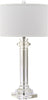 Safavieh Nina 30-Inch H Crystal Column Lamp Clear Mirror 