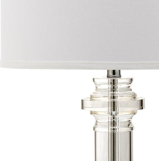 Safavieh Nina 30-Inch H Crystal Column Lamp Clear Mirror 