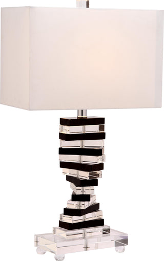 Safavieh Crystal 26-Inch H Key Table Lamp Clear/Black Mirror main image