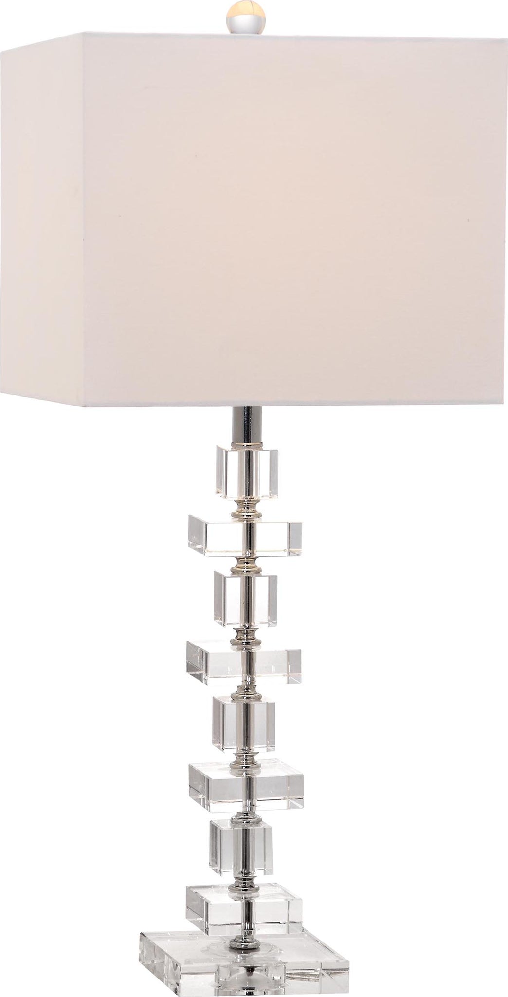 Safavieh Deco 285-Inch H Crystal Table Lamp Clear Mirror main image