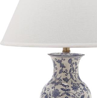 Safavieh Beijing 29-Inch H Floral Urn Lamp Blue/White 