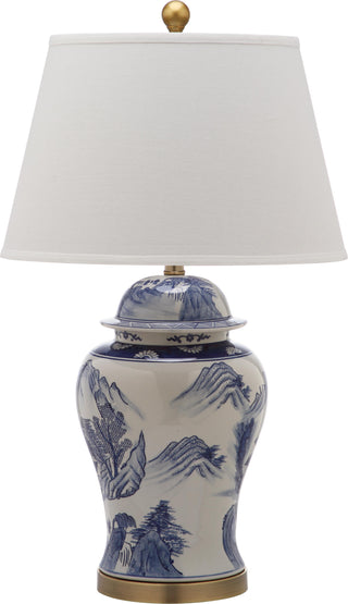 Safavieh Shanghai 295-Inch H Ginger Jar Blue/White Lamp 