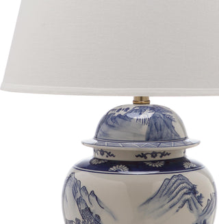 Safavieh Shanghai 295-Inch H Ginger Jar Blue/White Lamp 