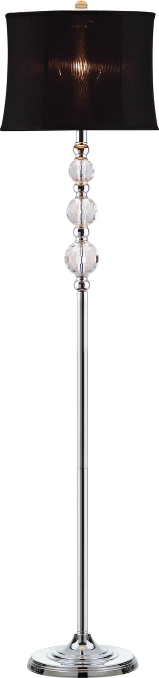 Safavieh Venezia 61-Inch H Floor Lamp Clear/Chrome Mirror main image