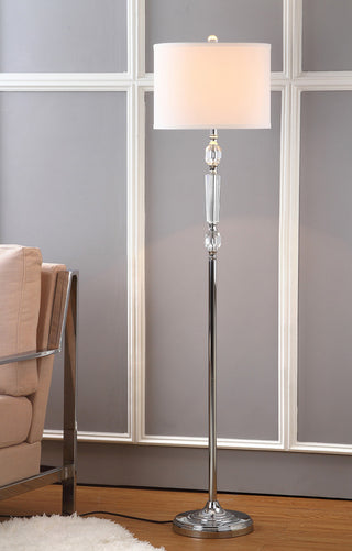 Safavieh Fairmont 60-Inch H Floor Lamp Clear/Chrome  Feature