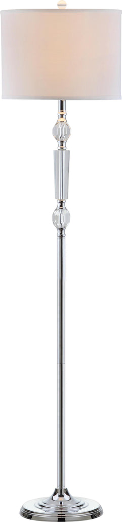 Safavieh Fairmont 60-Inch H Floor Lamp Clear/Chrome Mirror main image
