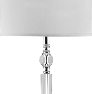 Safavieh Fairmont 60-Inch H Floor Lamp Clear/Chrome Mirror 