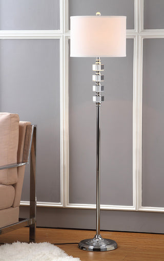 Safavieh Lombard 60-Inch H Street Floor Lamp Clear/Chrome  Feature