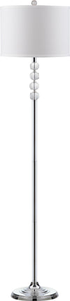 Safavieh Vendome 60-Inch H Floor Lamp Clear/Chrome Mirror 