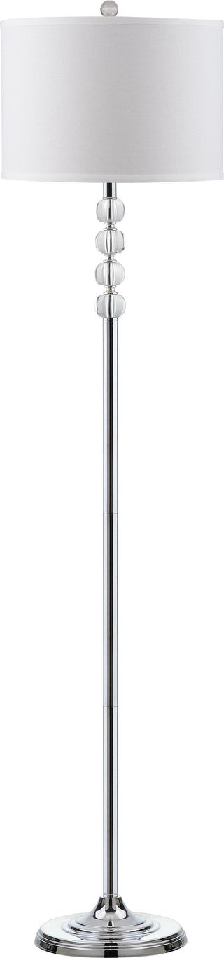 Safavieh Vendome 60-Inch H Floor Lamp Clear/Chrome Mirror 