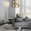 Safavieh Vendome 60-Inch H Floor Lamp Clear/Chrome Mirror 