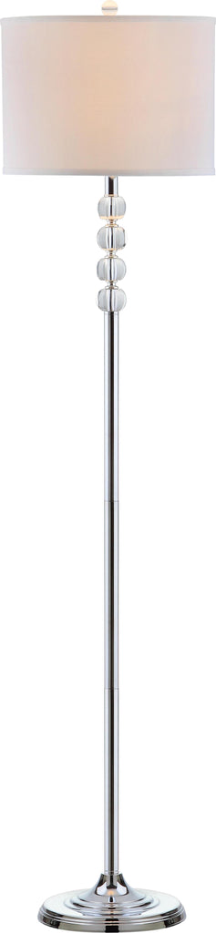 Safavieh Vendome 60-Inch H Floor Lamp Clear/Chrome Mirror main image