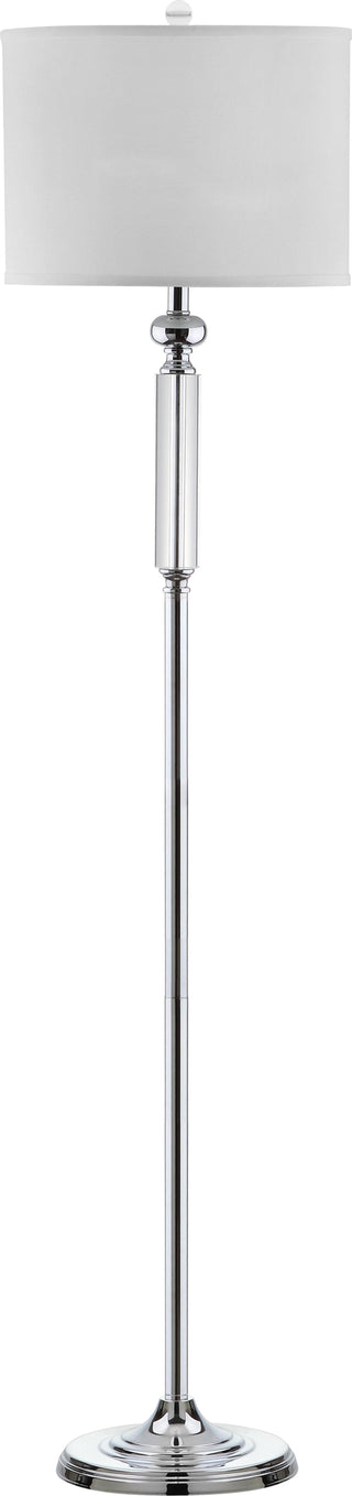 Safavieh Concorde 60-Inch H Floor Lamp Clear/Chrome 