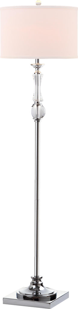 Safavieh Canterbury 60-Inch H Floor Lamp Clear/Chrome Mirror main image