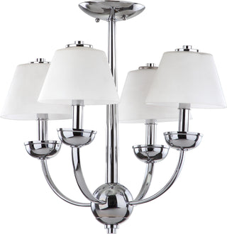 Safavieh Yardley 4 Light Chrome 189 Inch Dia Chandelier Lamp Mirror 