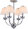 Safavieh Yardley 4 Light Chrome 189 Inch Dia Chandelier Lamp Mirror main image