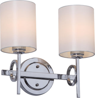 Safavieh Ventura Chrome 1325-Inch H Double Light Sconce Lamp Mirror main image